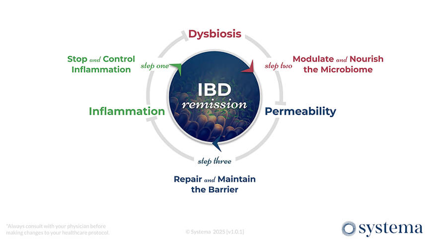IBD remission dynamic chart